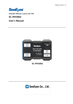 SeeEyes SC-IPH3002 Manuel utilisateur