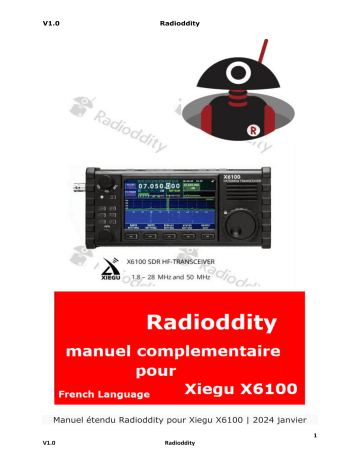 Xiegu X6100 Manuel utilisateur | Téléchargez et lisez | Fixfr