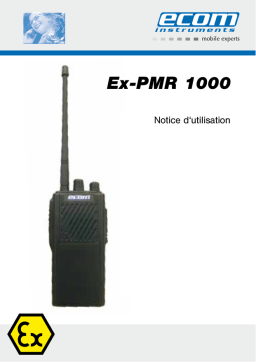 Manuel utilisateur Ecom Ex-PMR 1000 - Communication radio sans licence