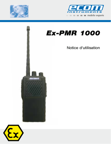 Manuel utilisateur Ecom Ex-PMR 1000 - Communication radio sans licence | Fixfr