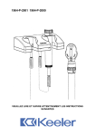 Keeler Diagnostic-Hand-Held-Wall-Unit Mode d'emploi