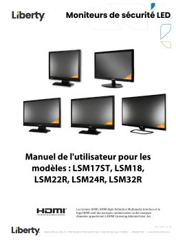 Manuel d'utilisation Liberty LSM17ST - Téléchargement PDF