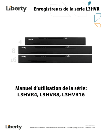 Manuel Utilisateur L3HVR82T - Liberty | Fixfr