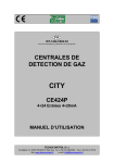 Manuel de l'unit&eacute; centrale CE424 - CPF
