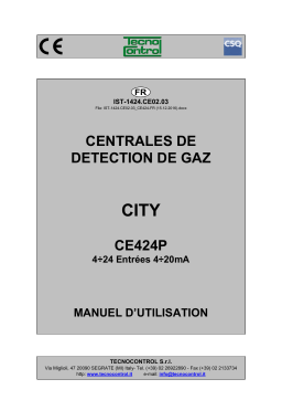 Manuel de l'unité centrale CE424 - CPF