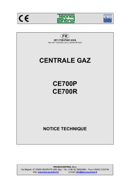 CPF CE700 Mode d'emploi