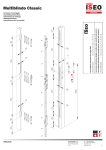 Iseo Multiblindo Classic Manuel du propri&eacute;taire - T&eacute;l&eacute;chargez le PDF