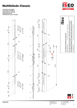 Iseo Multiblindo Classic Manuel du propriétaire - Téléchargez le PDF