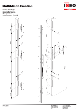 Manuel Multiblindo Emotion Iseo: Installation, caractéristiques et sécurité