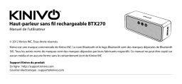 Manuel d'utilisation Kinivo BTX270 - Télécharger PDF