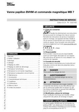 Kromschroder BVHM, MB 7 Mode d'emploi