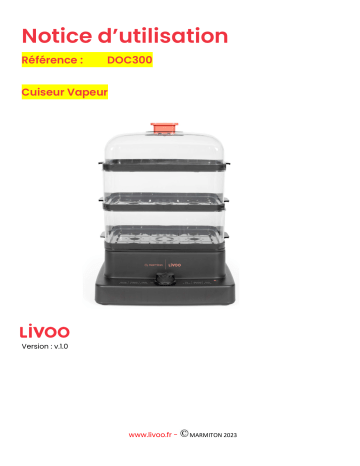 Livoo DOC300 Manuel Utilisateur - Guide d’utilisation | Fixfr