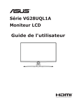 Manuel Asus TUF Gaming VG28UQL1A-J - Guide de l'utilisateur