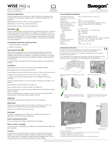 Swegon WISE IAQa - Manuel d'utilisation | Fixfr