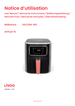 Livoo DOC294 Manuel utilisateur