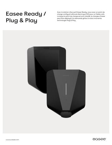 Plaque arrière aveugle Easee Ready Plug & Play - Manuel | Fixfr