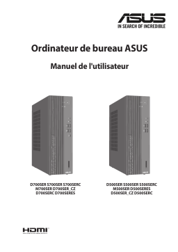 Manuel utilisateur Asus S500SER - Téléchargement PDF