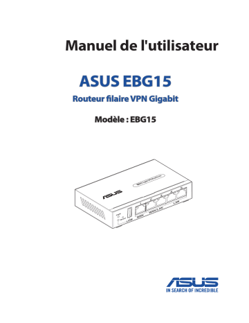 Asus ExpertWiFi EBG15 Manuel utilisateur | Fixfr