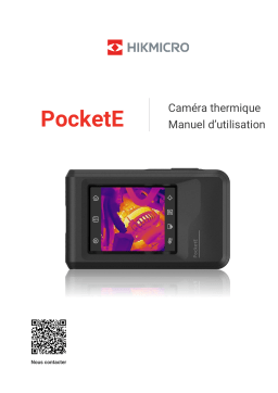 Manuel utilisateur HIKMICRO Pocket Series