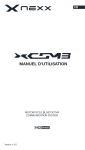 Nexx X-COM 3 Manuel utilisateur - Guide complet