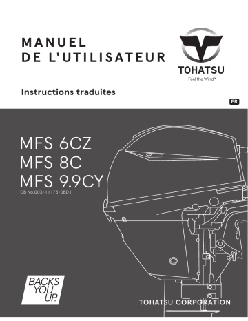 Manuel du propriétaire TOHATSU MFS 9.9CY - Moteur hors-bord 4 temps | Fixfr