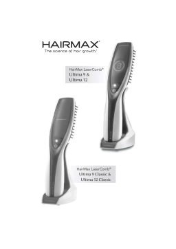 HairMax LaserComb Ultima 12 Manuel utilisateur