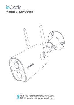 Manuel utilisateur ieGeek ZS-GX2S - Caméra de surveillance HD avec vision nocturne