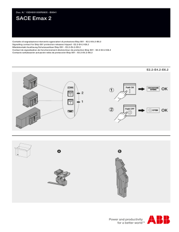 Manuel de démarrage rapide ABB SACE Emax 2 | Fixfr