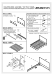 Urban Barn HOUSTON BED Manuel utilisateur