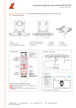 Speechi SPE-UV100 - Guide de démarrage rapide