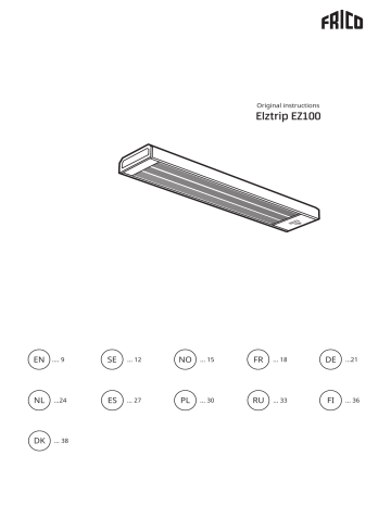 Frico EZ100 Manuel Utilisateur - Chauffage par Rayonnement | Fixfr