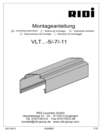 Manuel utilisateur RIDI 1500137 - Installation et utilisation | Fixfr