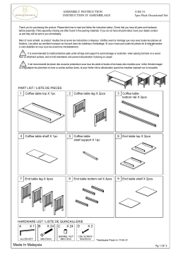 Manuel d'utilisation Homelegance 1104-31