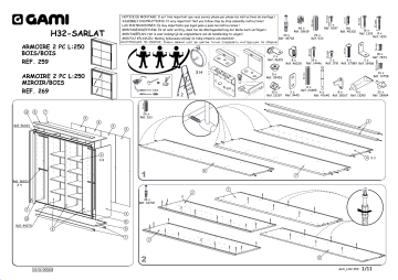 Manuel d'utilisation Gami 269 : Armoire 2 portes | Fixfr