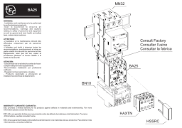 Guide de démarrage rapide EEC BA25 - Manuel d'utilisation