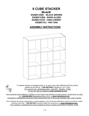 Homestar ES2B9133J Manuel utilisateur | Fixfr