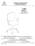 Manuel d'utilisation SAFCO Mezzo 7195 - LDI Spaces