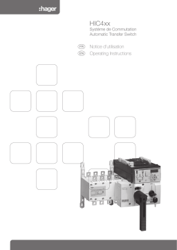 Hager HIC4 Series Manuel d'utilisateur - Télécharger PDF