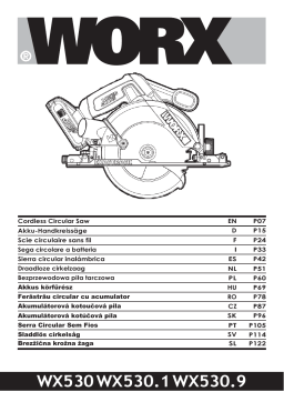 Worx WX530 Manuel utilisateur