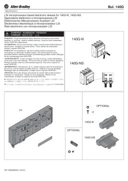 Manuel d'installation Allen-Bradley 140G-N