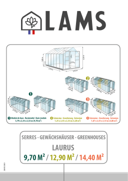 LAMS 795250 Manuel utilisateur - Serre de jardin