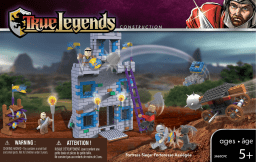 K'Nex True Legends Fortress Siege Manuel d'utilisation