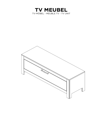 Manuel d'utilisation du meuble TV Bona de De Eekhoorn | Fixfr