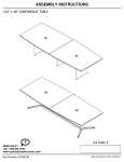 Manuel de l'utilisateur bbf A176673B - Table de conf&eacute;rence 120&quot; x 48&quot;