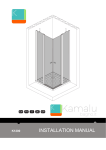 Manuel d'installation Kamalu K1200 - Installation de portes et fen&ecirc;tres
