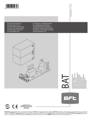 BFT Bat Manuel d'installation | Fixfr