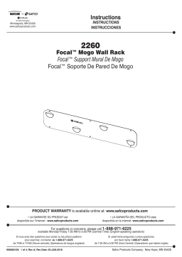 Safco Focal 2260 - Manuel d'utilisation