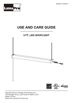 LumaPro 400H16 Mode d'emploi