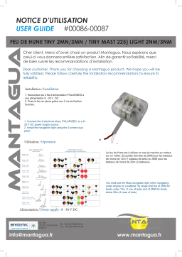 Manuel d'utilisation Mantagua 00086 - Feu de Hune Tiny 2NM/3NM