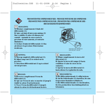 Manuel d’utilisation Italtecnica PMA/12 - Télécharger PDF | Fixfr